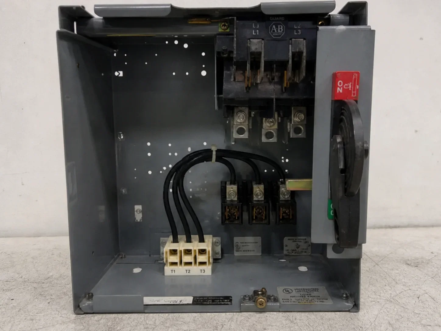 Allen Bradley 2100 12" 60A Fused Feeder MCC Bucket
