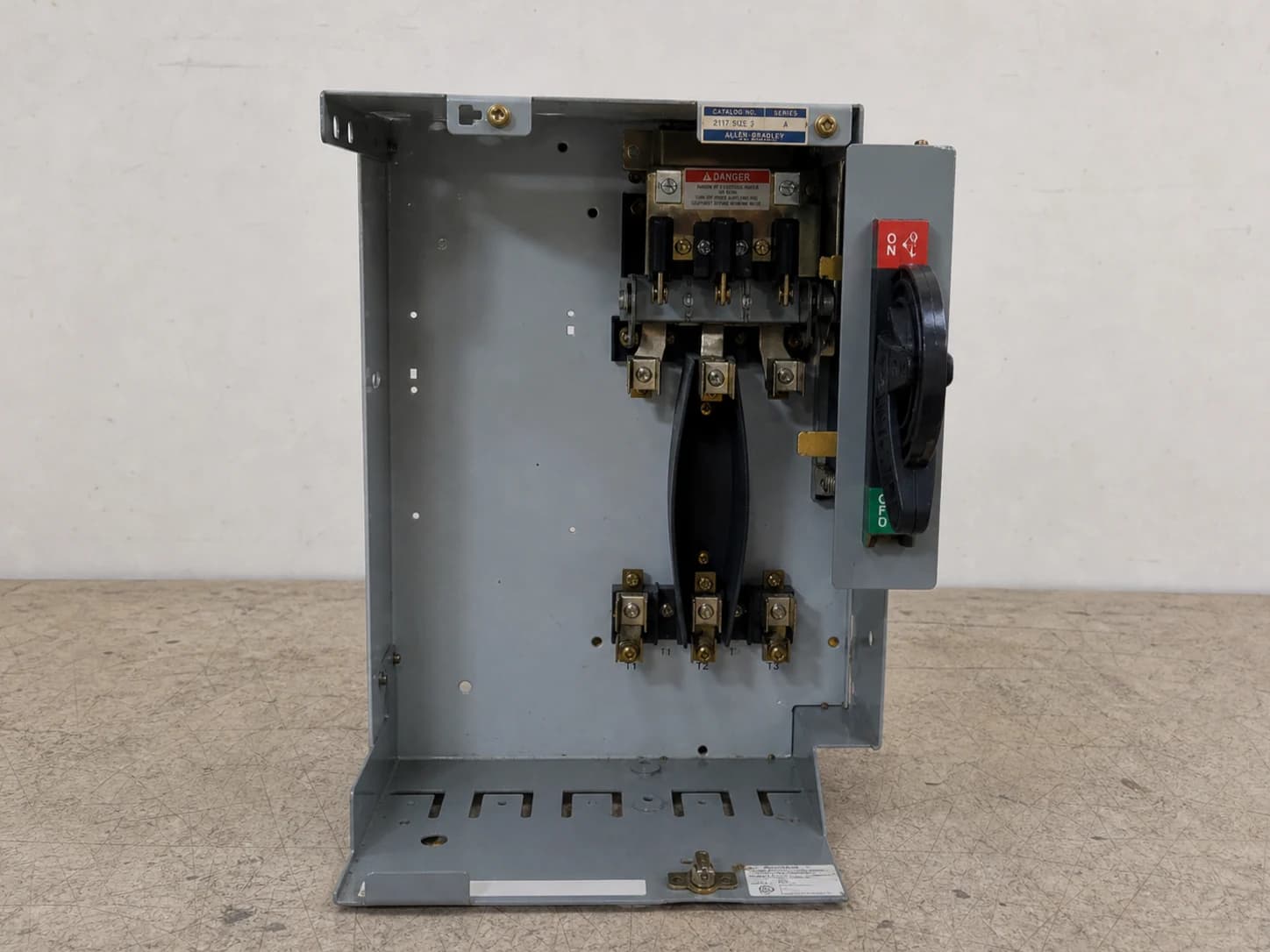 Allen Bradley 2100 18" 100A Fused Feeder MCC Bucket