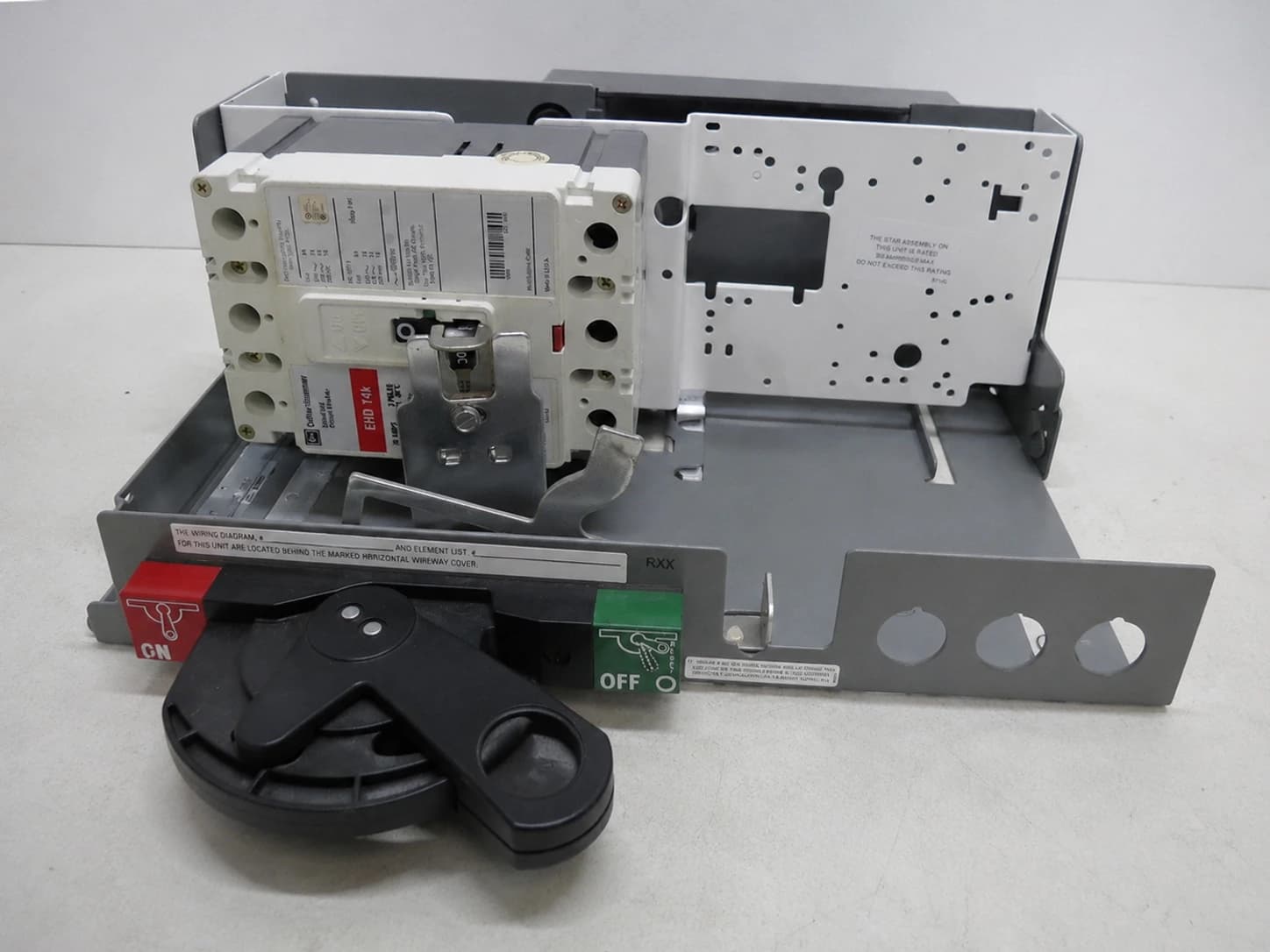 Allen Bradley 2100 6" 30A Breaker Feeder MCC Bucket