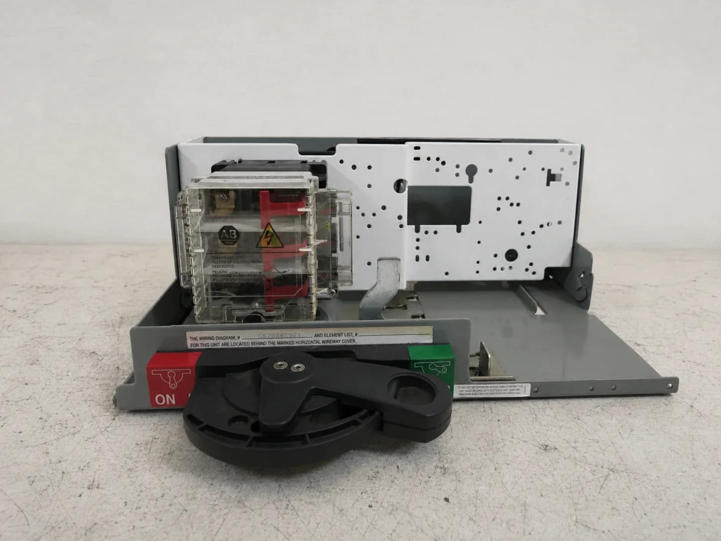 Allen Bradley 2100 6" 30A Fused Feeder MCC Bucket