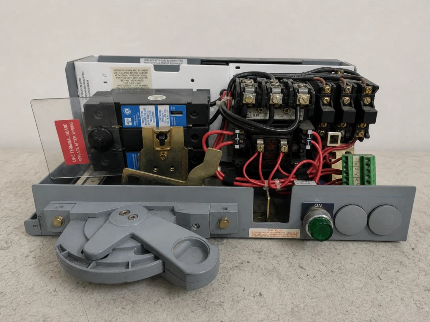 Allen-Bradley Centerline 2100 6" 3A Breaker Starter MCC Bucket