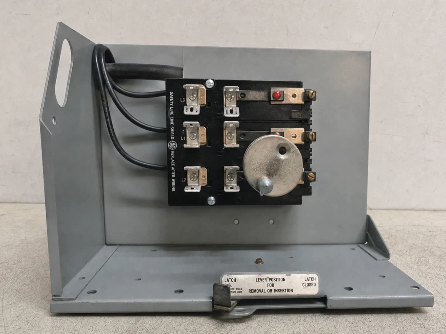 GE 8000 12" 60A Fused Feeder MCC Bucket